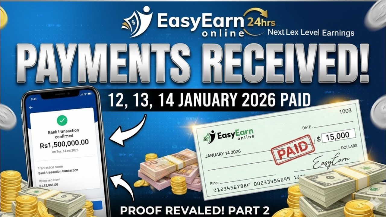 💯Easy Earn money online 24hrs/ is 💯 real earning app see the payment proof/12,13 Jan 🌟🌟💥💥