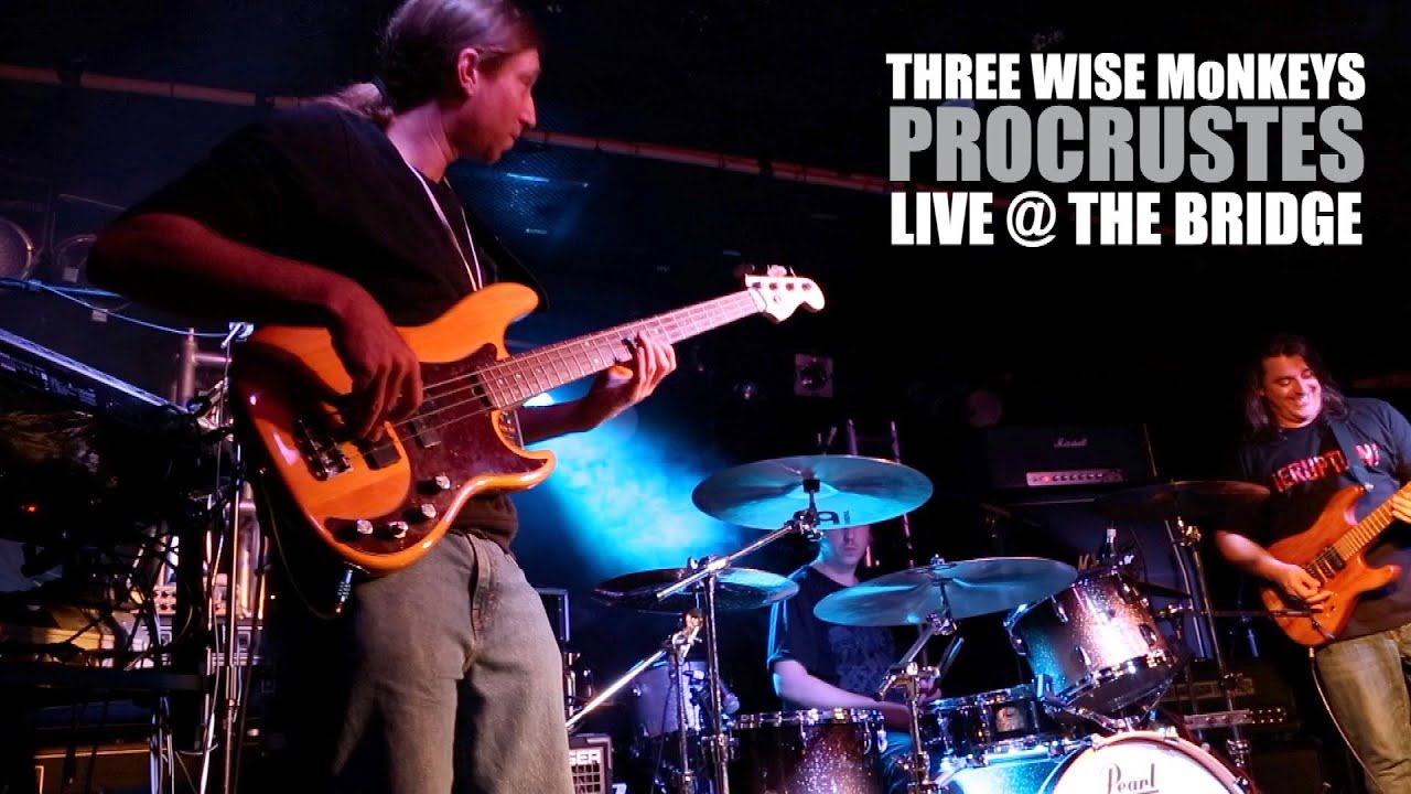 Watch THREE WISE MoNKEYS performing "PROCRUSTES" live on YouTube Watch THREE WISE MoNKEYS performing "PROCRUSTES" live on YouTube