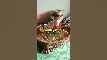 Cối đá xay bột tự xoay