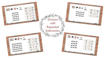 Division with Repeated Subtraction