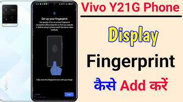 vivo y21g display fingerprint setting kare | how to use display fingerprint setting on vivo y21g