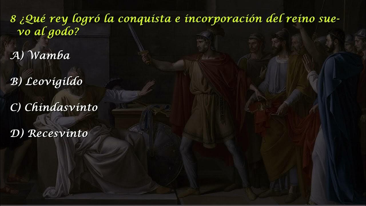 Test Historia Klasa 8 Dzial 4 Test Historia Medieval de España ~La Hispania visigoda~ 20 preguntas