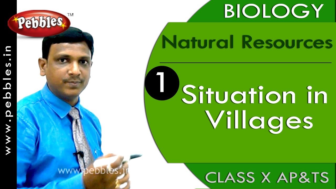 Situation in Villages  Natural Resources  Biology  Science   Class 10