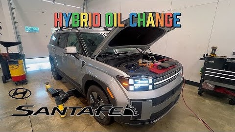How to Change Engine Oil | Rotate Tires | 2025 Hyundai Santa FE  1.6 T-DGI Engine @WrenchingRyan