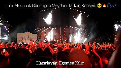 İzmir Alsancak Gündoğdu Meydanı Tarkan Konseri. İzlemeden Geçme. 🎧