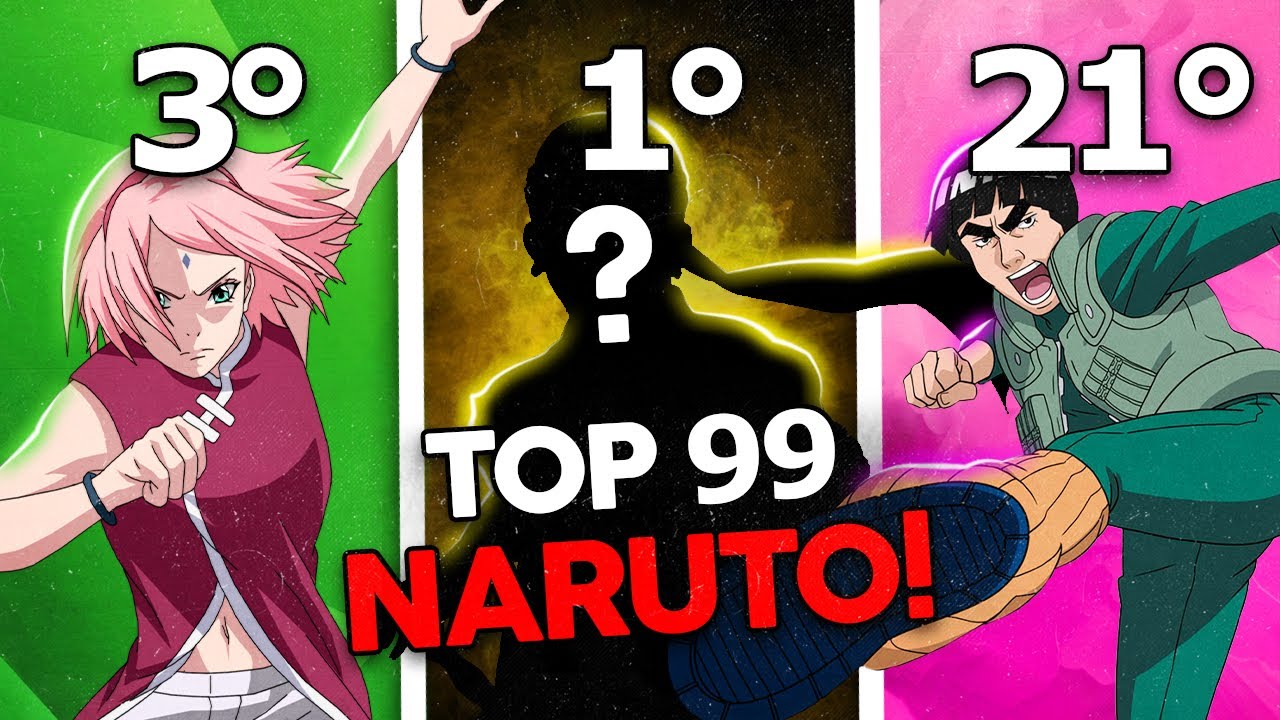 TOP 99 🏆 PERSONAGENS de NARUTO! Você VAI SE SURPREENDER! 