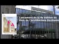 Lancement de la 4e dition dumois de larchitecture occitanie 25092021