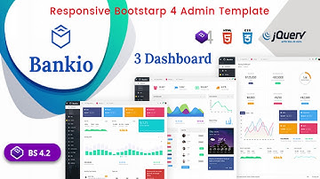 Bankio - Bootstrap 4 Admin Dashboard & WebApp Templates | Themeforest Website Templates and Themes