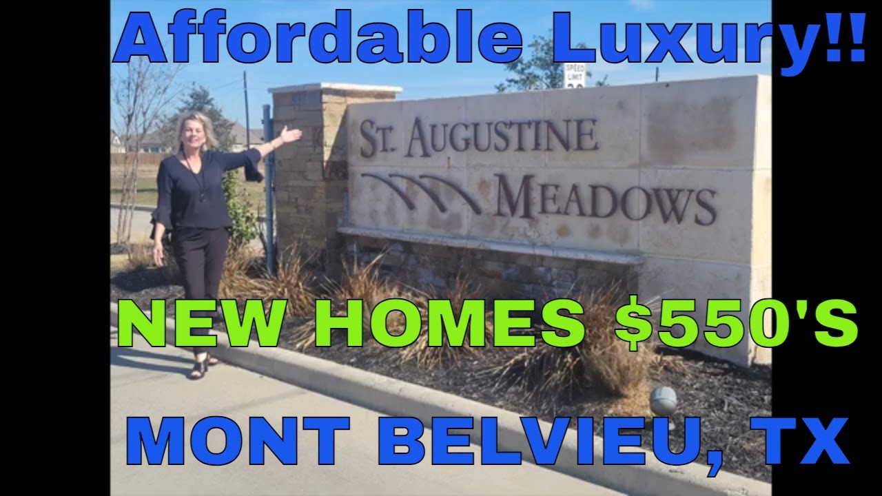 New Homes with Gaynell Mont Belvieu Texas St Augustine Subdivision