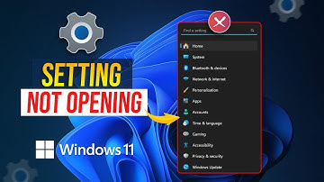 How to Fix Settings Not Opening in Windows 11 | Windows Settings Not Working