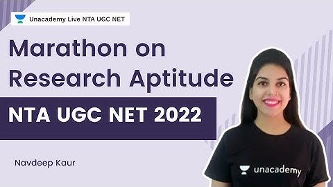 Marathon on Research Aptitude | Navdeep Kaur | Unacademy Live - NTA UGC NET