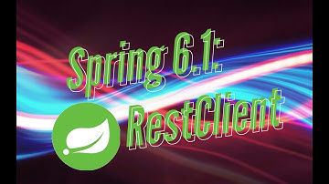 New in 🍃 #spring 6.1: #RestClient (#RestTemplate successor)