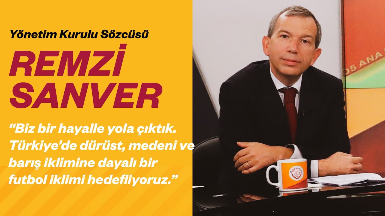 📺 Galatasaray Spor Kulübü Yönetim Kurulu Sözcüsü M. Remzi Sanver'in,  gündeme dair açıklamaları - YouTube