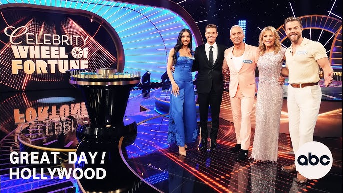 Celebrity Wheel Of Fortune - Derek Hough, Bruno Tonioli, Vanna White & More! (ABC)