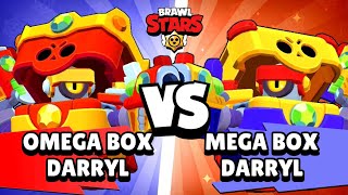 Omega Box Darryl Vs. Mega Box Darryl (Brawl Stars Skin Comparison) - Darryl New Skin