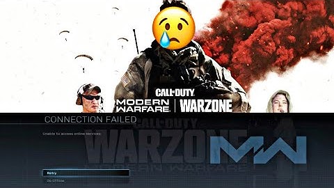 New Updated Fix for Connection Failed Error PS4 Call of Duty Modern Warfare Warzone
