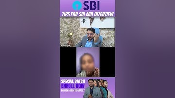 How to Prepare for SBI CBO Interview | Complete Demo & Strategy