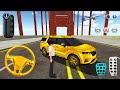 3D Driving Class Gameplay | Golden Car Driving on Bridge 🚘 | Realistic Car Simulator |