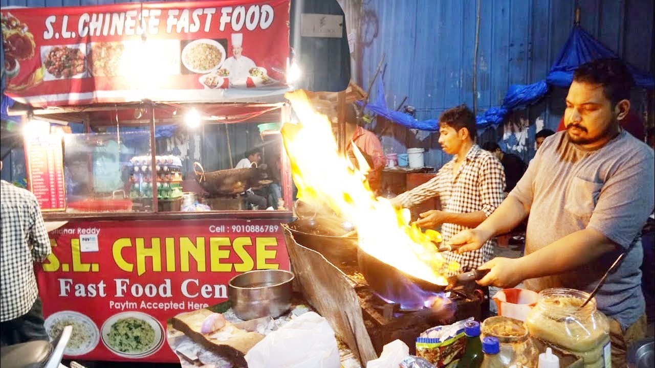 People Are Very Crazy Food | Delicious SL Chinese Fast Food Center in Ameerpet | Street Food 2018 | Street Food Catalog