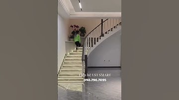 "Khám phá hệ thống LED cầu thang tự động VST SMART– Bật tắt theo từng bước!"