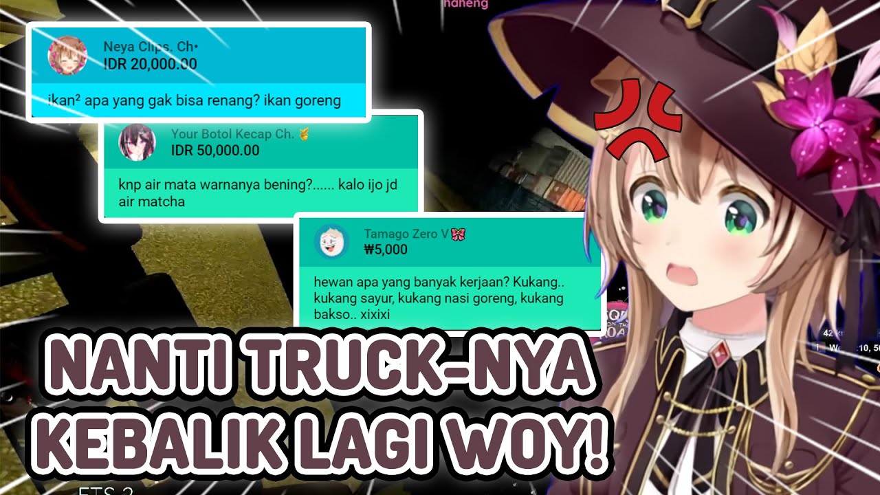 Risuner Risu Risu Di Serang Joke Bapak² Sama Risuner Sampai Truknya Kebalik(Lagi ...