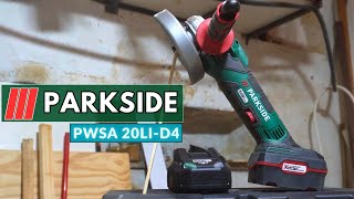 ANGLE GRINDER PWSA 20-Li D4 PARKSIDE
