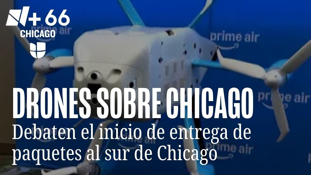 Debaten en el sur de la ciudad plan de Amazon para repartir paquetes con drones