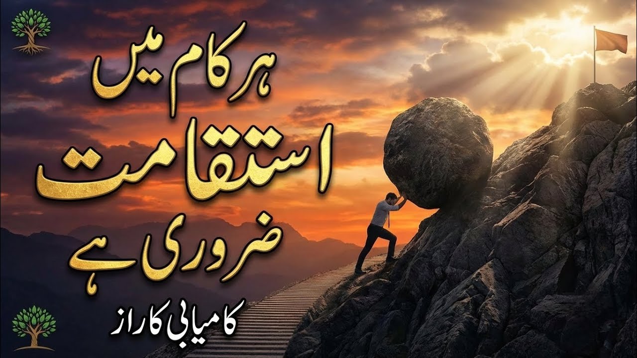 Har Kaam Mein Istiqamat Zaroori Hai | Consistency Hi Asal Jeet Hai | A Very Important Speech 