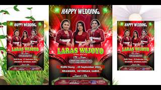 ⭕LIVE LARAS WIJOYO CS // WEDDING 