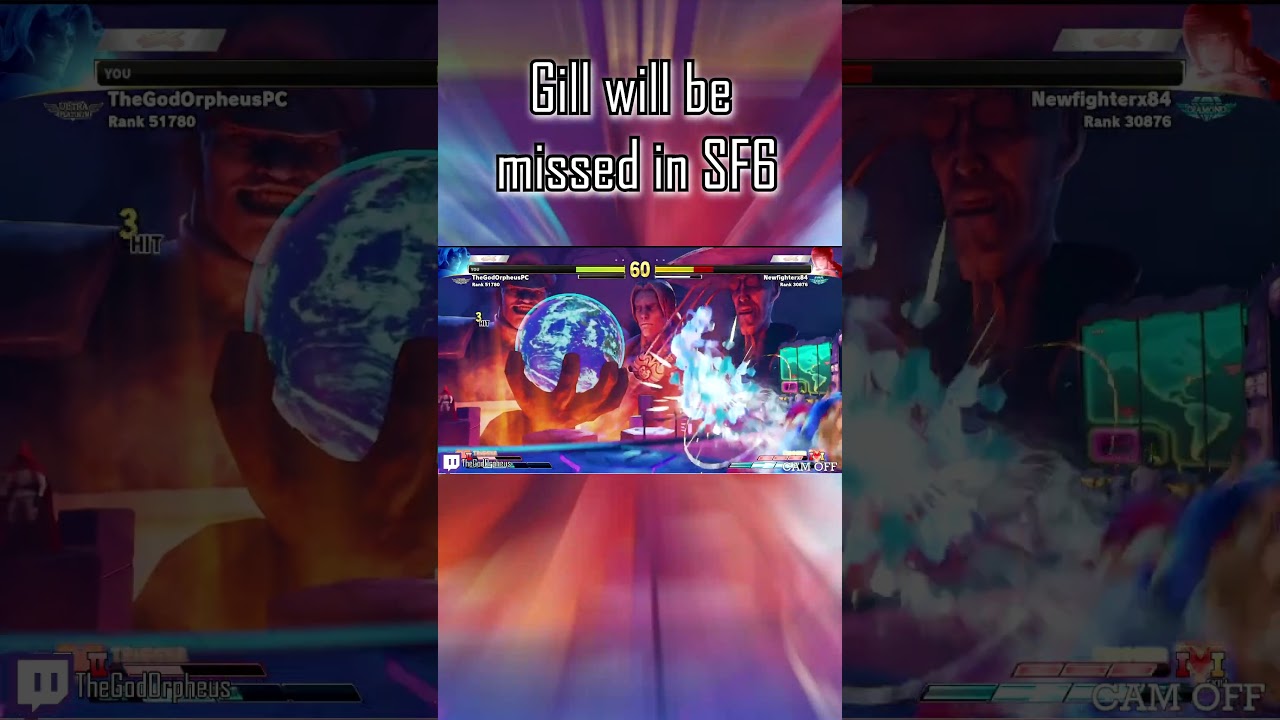 SFV Gill will be missed in SF6