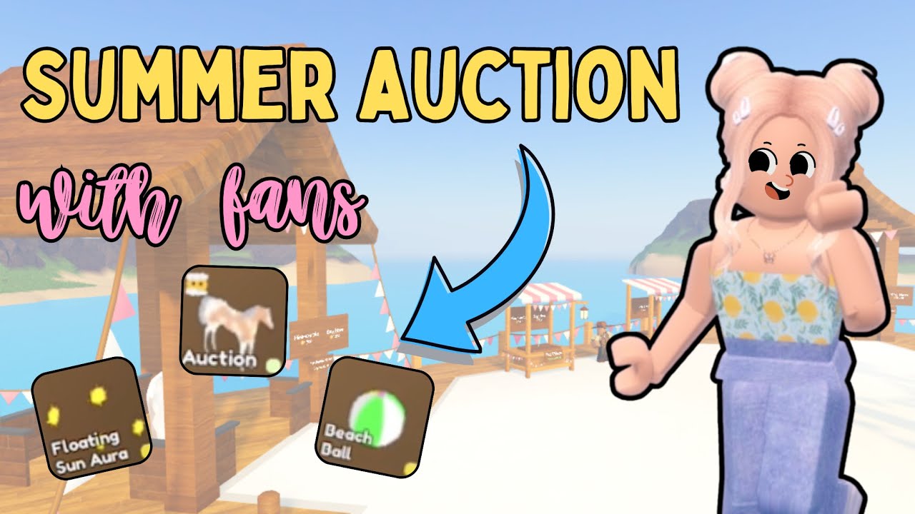 Hosting a *SUMMER AUCTION* with Fans! | Wild Horse Islands