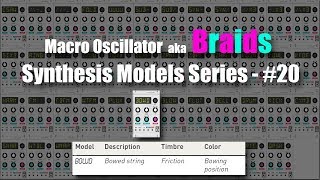 Braids Synthesis Models Series - #20 Bowed String