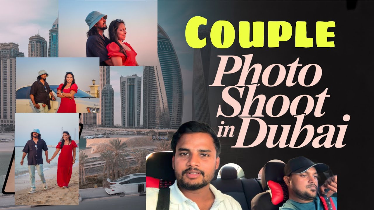 Couple photoshoot in stunning Dubai , Sunshine |beach & camera