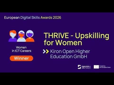 European Digital Skills Awards 2026: Meet THRIVE, Winner of the Women in ICT Careers Category