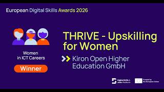 European Digital Skills Awards 2026: Meet THRIVE, Winner of the Women in ICT Careers Category