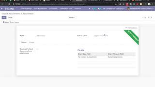 Export Attachments Module - Initial setup