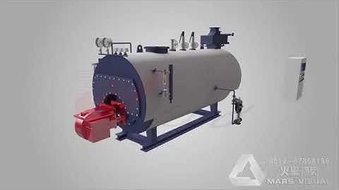 Firetube Boiler Animation