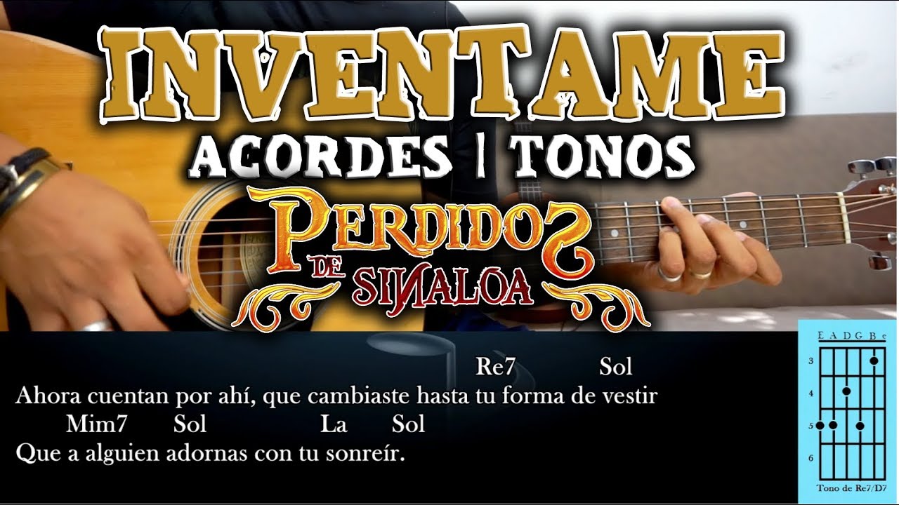 Tutorial | Invéntame | Los perdidos de Sinaloa | Acordes