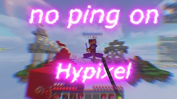 Pov: you have no ping on Hypixel