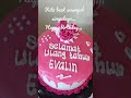 Simple birthday cake for women#shorts