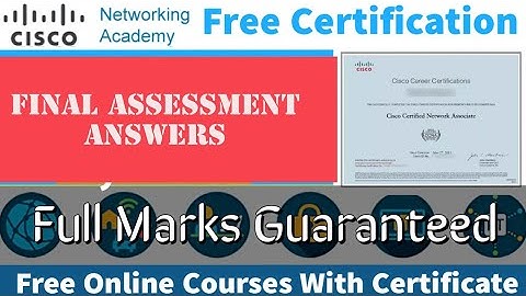 CISCO Introduction To IoT | Final Assessment Answers | Free Certification Course | 🙂☺️😊