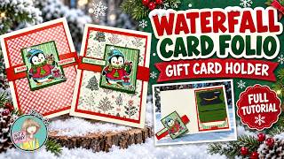 Oh What Fun! Waterfall Card Folio Gift Card | @Not2ShabbyShop  Update