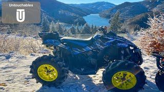 ❄️Amazing Winter Ride In a Beautiful Landscape ☃️ ATV❗️Escaping Reality (Can Am Renegade,Outlander)