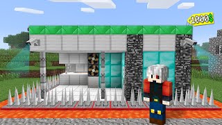 1000 %100 Güvenli̇ Ev - Minecraft