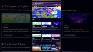 Learning programming like game #programming #python #coding