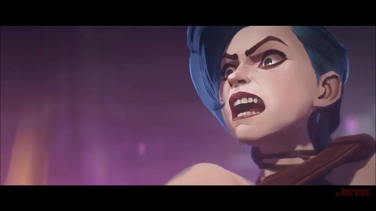 Джинкс аркейн кадры из сериала Jinx Imagine Dragons x J.I.D - Enemy - YouTube