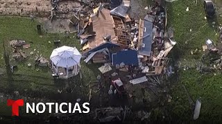 Afectados por el mal tiempo hacen un recuento de los daños | Noticias Telemundo