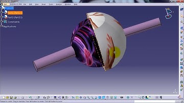 10 Hướng Dẫn Mô Phỏng Khớp Cầu Trong Catia    CATIA V5 DMU Kinematics  Spherical Joint