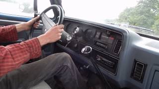 taking a ride in the first gen dodge cummins with stacks