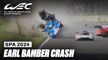 (DRIVERS OK) Earl Bamber's Huge Crash Causes Red Flag I 2024 TotalEnergies 6 Hours of Spa I FIA WEC